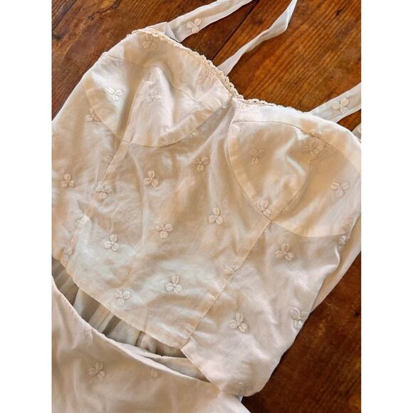 Sz 6 - Reformation Ivory Ives Dress - Picture 2 of 9